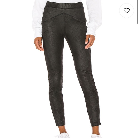 Free People Pants - Free People Midnight Vegan Suede Skinny Pant